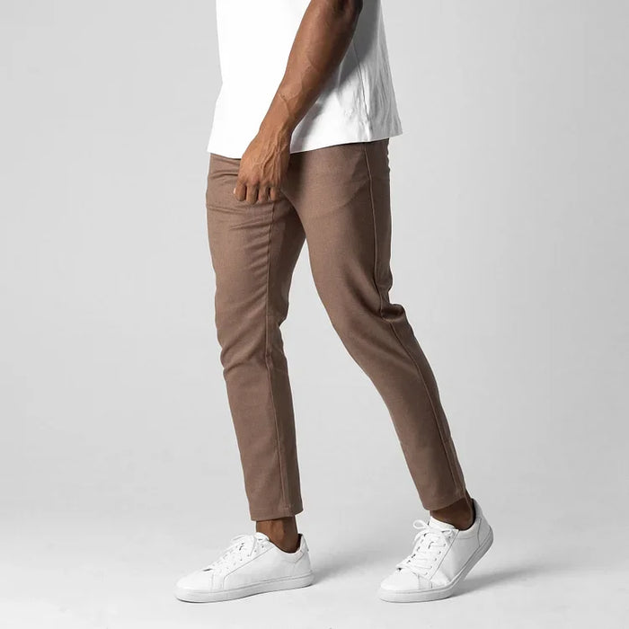 Premium Slim Pants with Elongated Effect