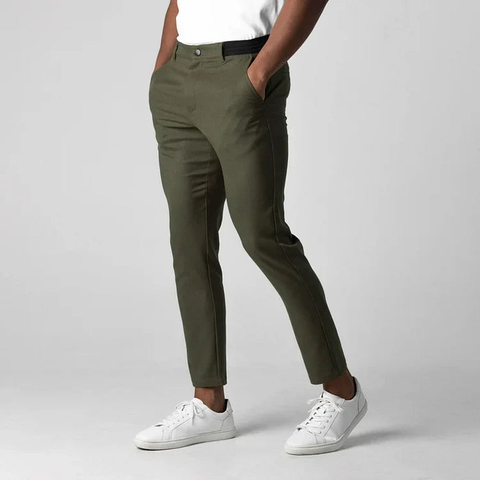 Premium Slim Pants with Elongated Effect