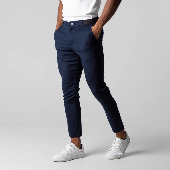 Premium Slim Pants with Elongated Effect