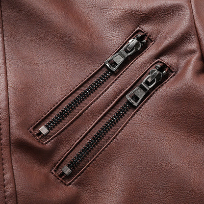 Genuine Leather Men's Jacket – Premium Style and Comfort