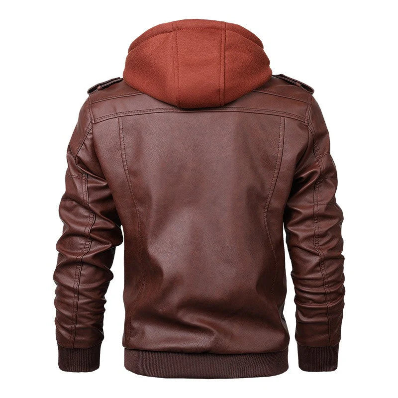 Genuine Leather Men's Jacket – Premium Style and Comfort