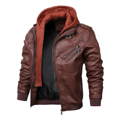 Genuine Leather Men's Jacket – Premium Style and Comfort