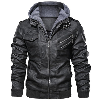 Genuine Leather Men's Jacket – Premium Style and Comfort