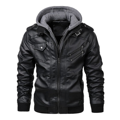 Genuine Leather Men's Jacket – Premium Style and Comfort