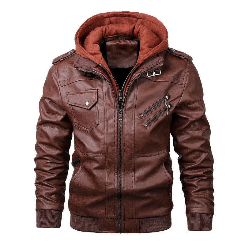 Genuine Leather Men's Jacket – Premium Style and Comfort